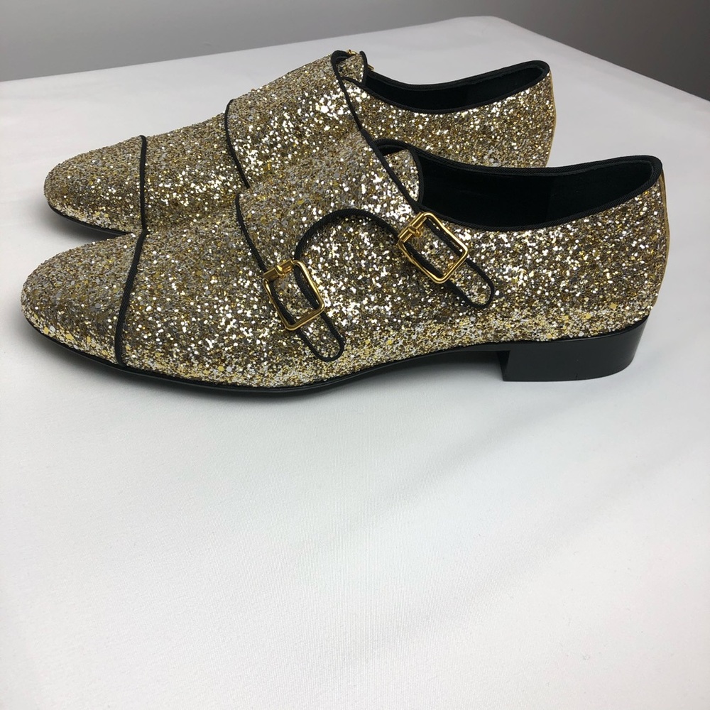 Giuseppe Zanotti gold men dress shoes - Picture 2 of 5